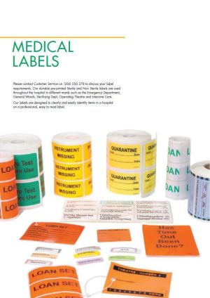 Medical Labels
